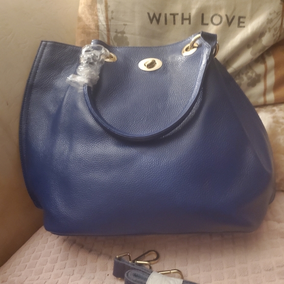 Pink Haley Blue tote/crossbody great fall bag